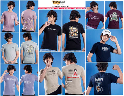 Vol 120 Kiddo Looper Boys Tshirt Exporter Gujarat