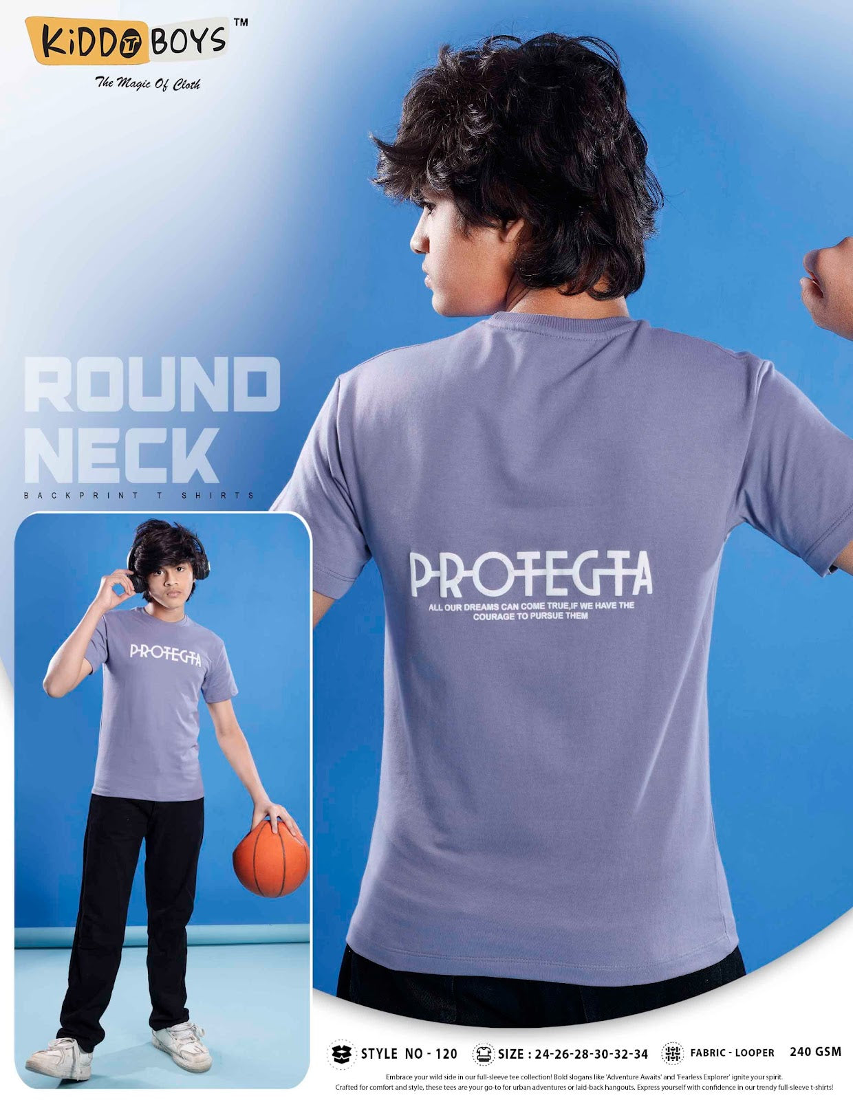 Vol 120 Kiddo Looper Boys Tshirt Exporter Gujarat