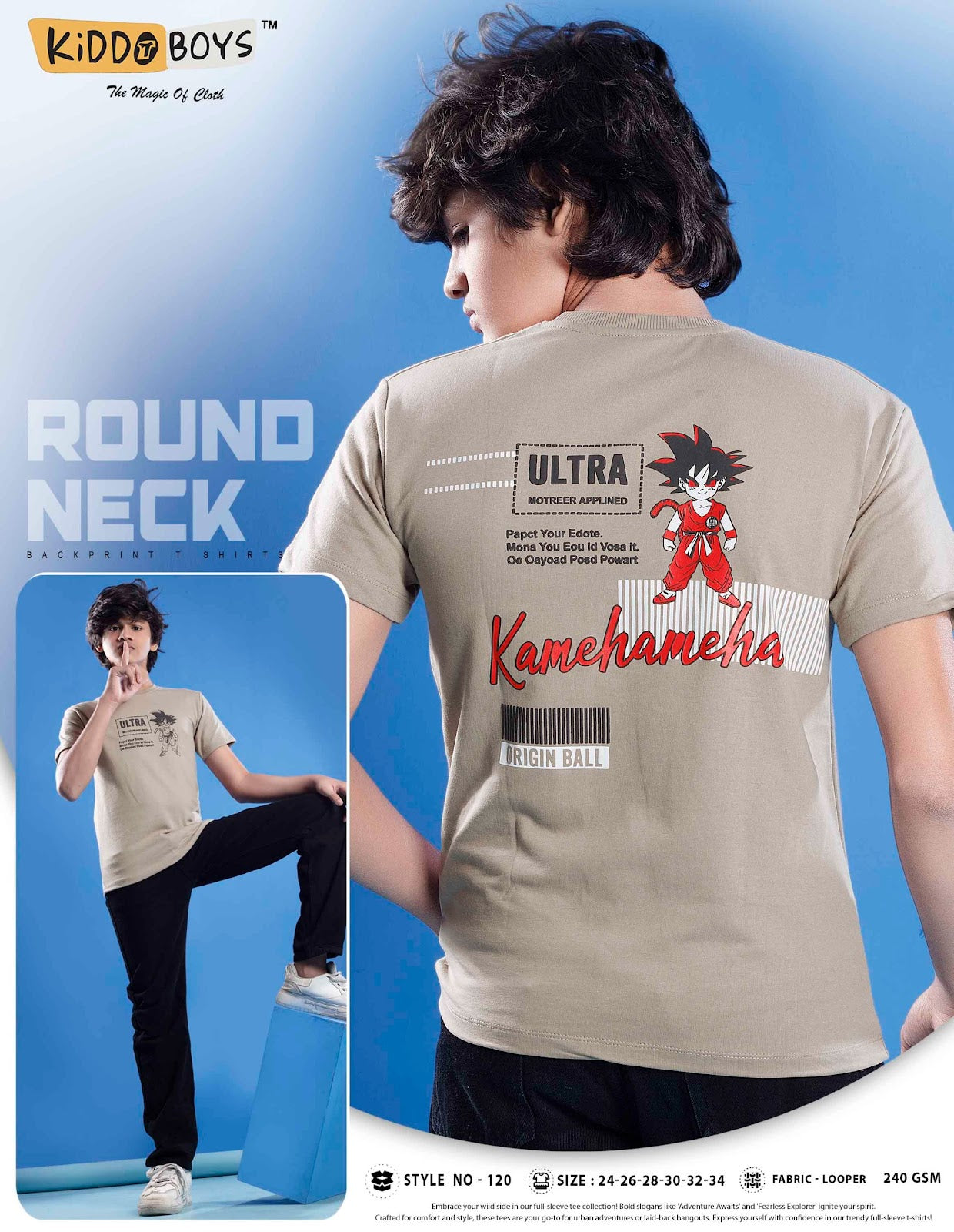 Vol 120 Kiddo Looper Boys Tshirt Exporter Gujarat