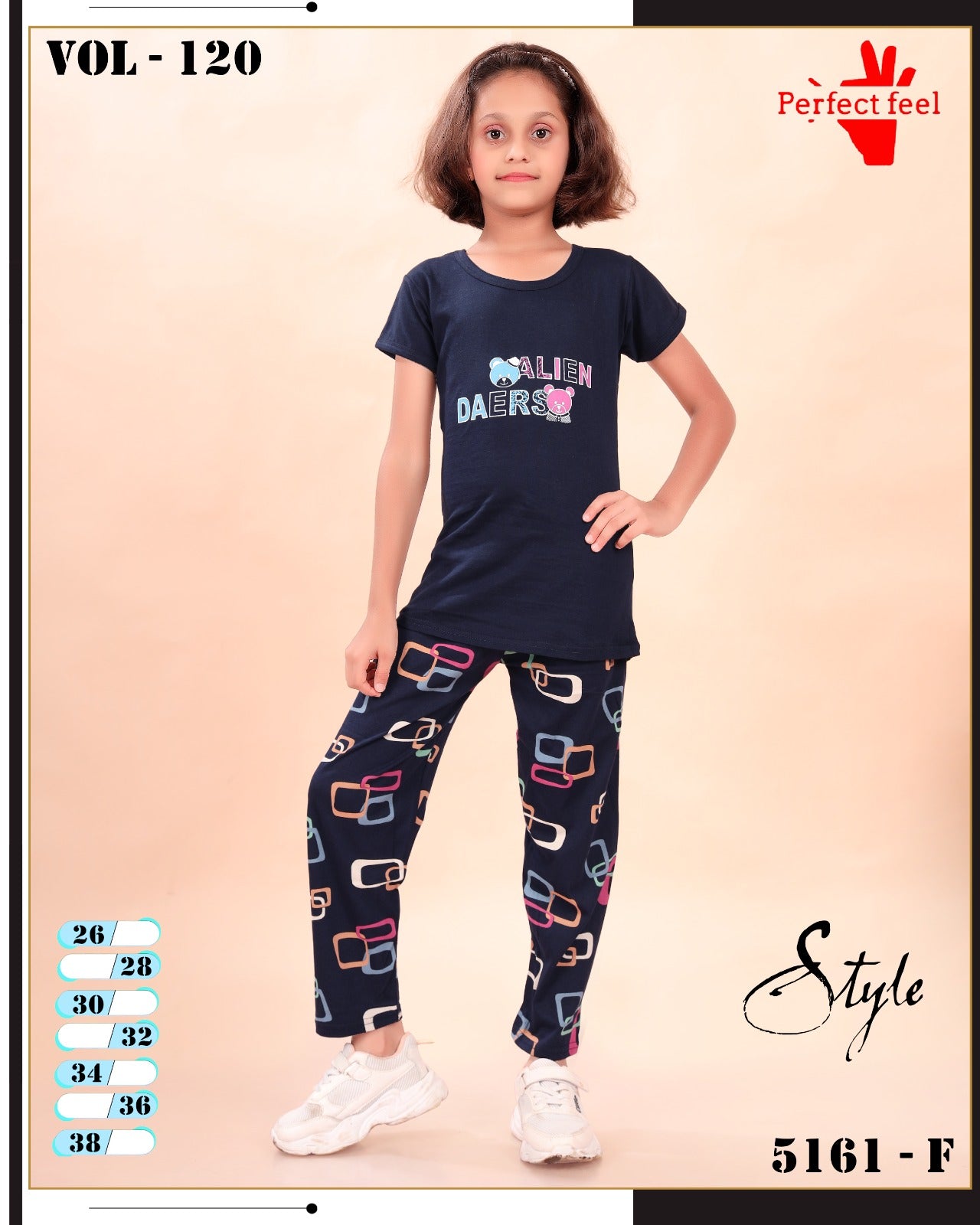 Vol 120 Perfect Feel Hosiery Girls Night Suits Exporter Gujarat