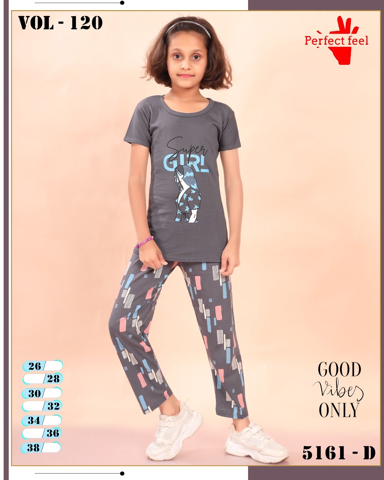 Vol 120 Perfect Feel Hosiery Girls Night Suits Exporter Gujarat