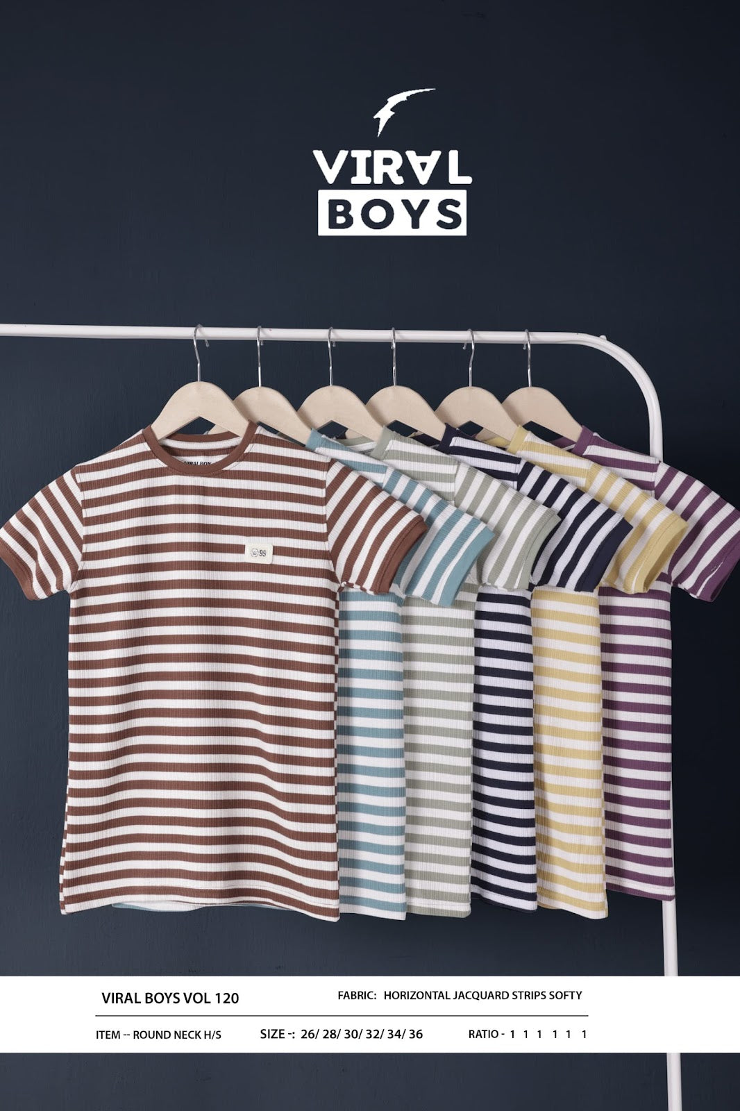 Vol 120 Viral Jacquard Boys Tshirt Supplier Ahmedabad