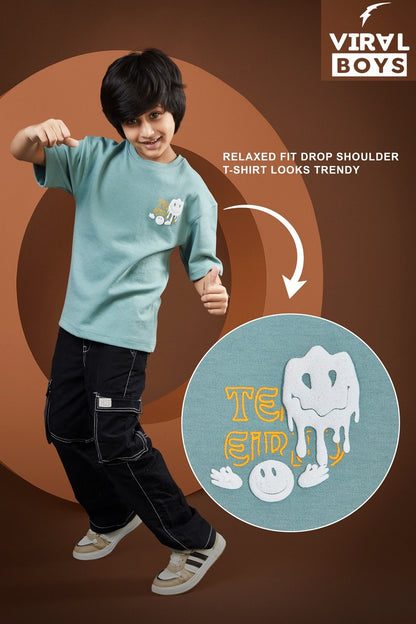 Vol 121 Viral Canvas Interlock Boys Tshirt Wholesaler Gujarat