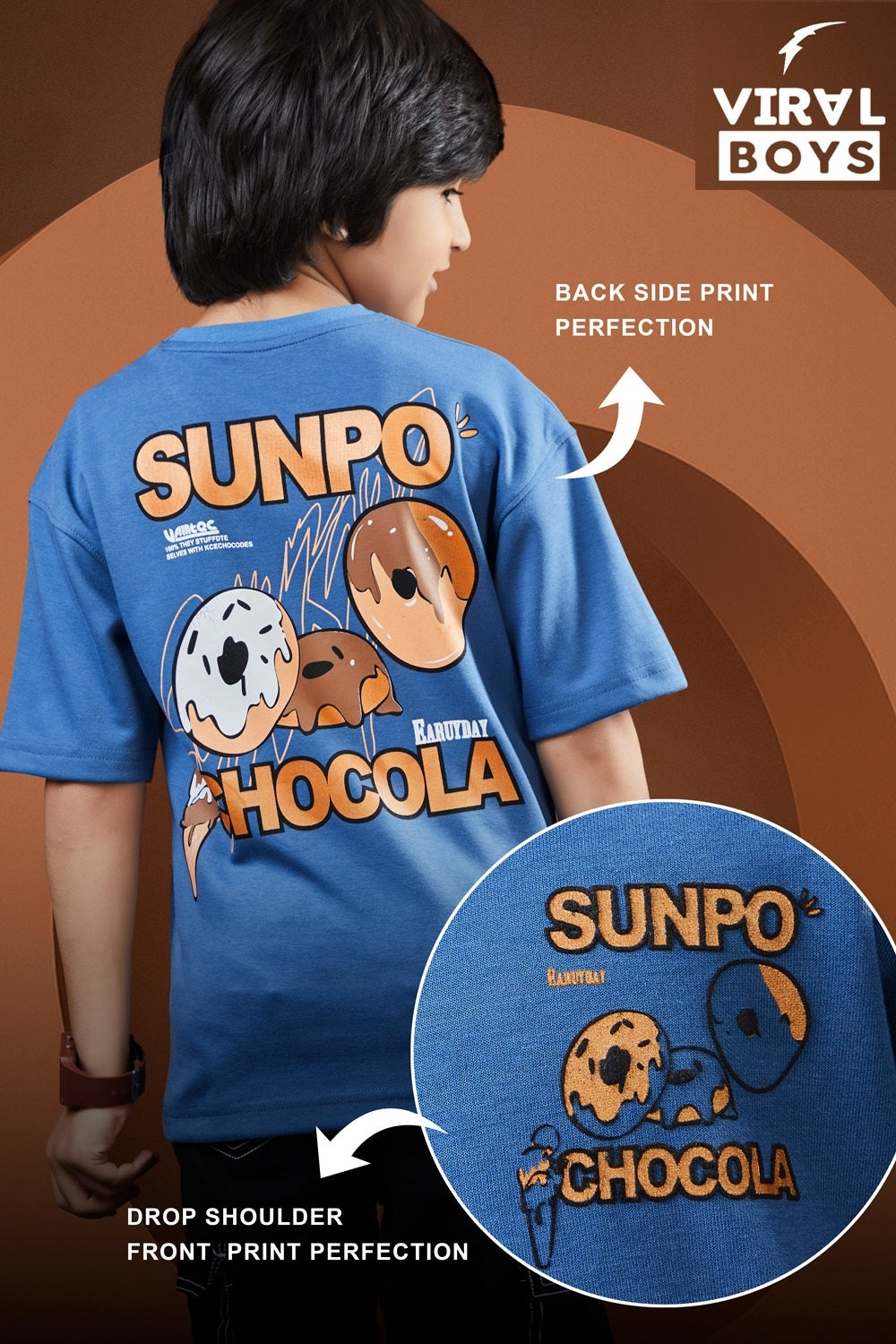 Vol 121 Viral Canvas Interlock Boys Tshirt Wholesaler Gujarat