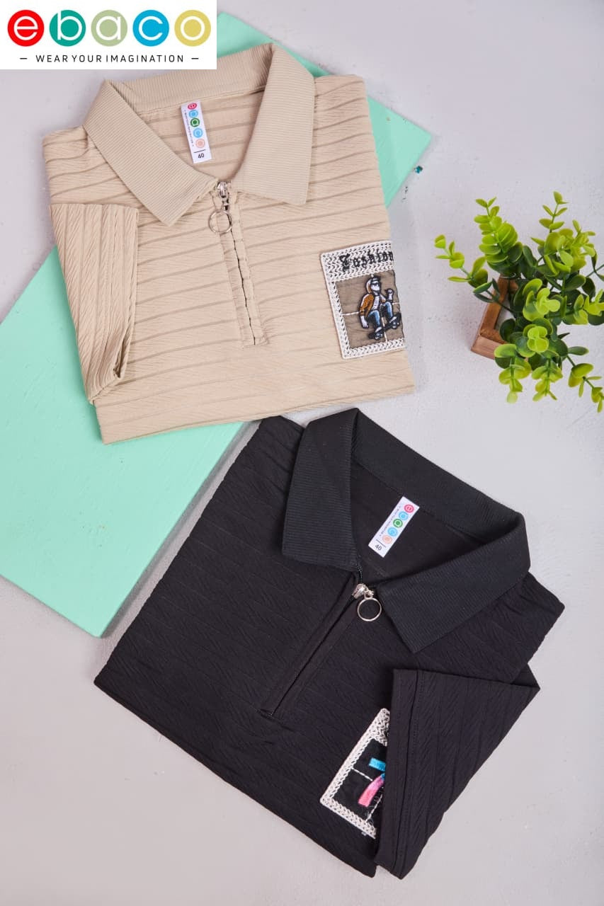 Vol 1233 Ebaco Jacquard Knit Mens Tshirts Supplier India