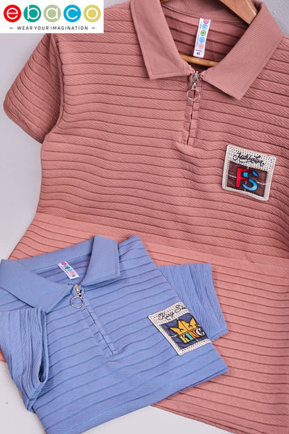 Vol 1233 Ebaco Jacquard Knit Mens Tshirts Supplier India