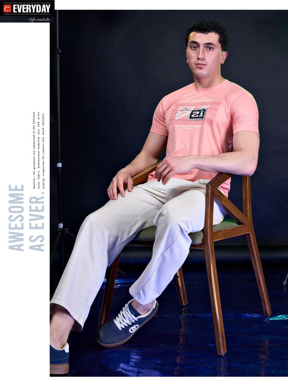 Vol 1238 Everyday Tencil Lycra Mens Tshirts Exporter India
