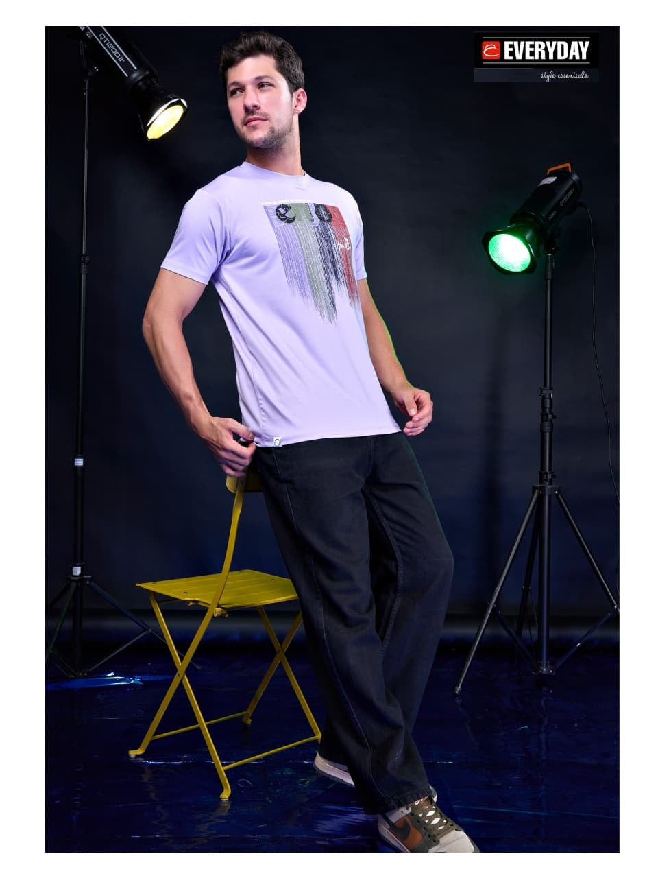 Vol 1238 Everyday Tencil Lycra Mens Tshirts Exporter India