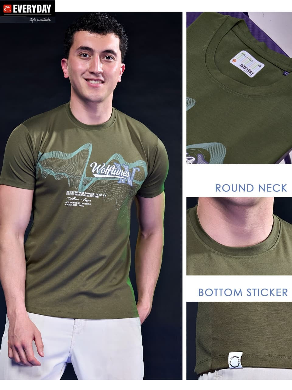 Vol 1238 Everyday Tencil Lycra Mens Tshirts Exporter India