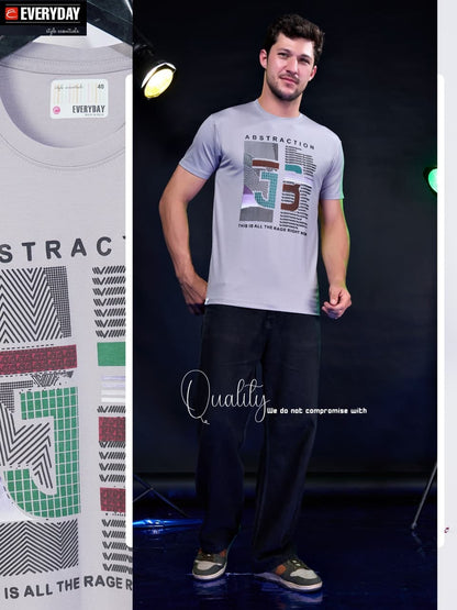 Vol 1238 Everyday Tencil Lycra Mens Tshirts Exporter India