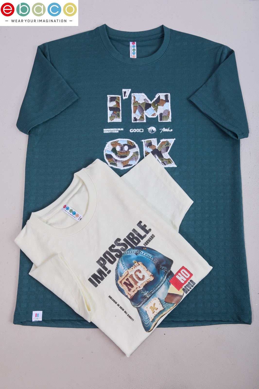 Vol 1240 Ebaco Jacquard Knit Mens Tshirts Manufacturer