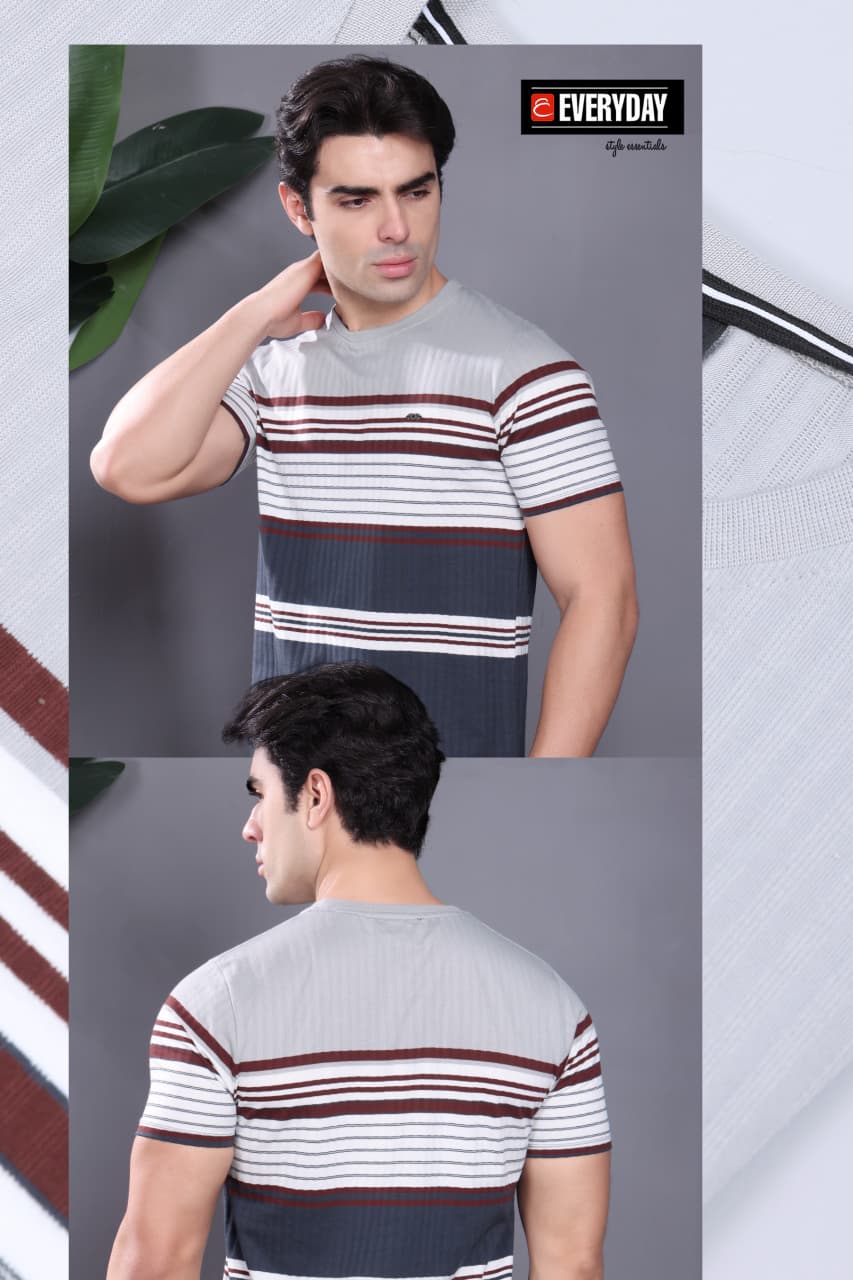 Vol 1252 Everyday Auto Stripes Mens Tshirts Wholesaler