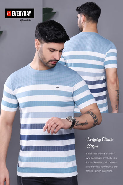 Vol 1252 Everyday Auto Stripes Mens Tshirts Wholesaler