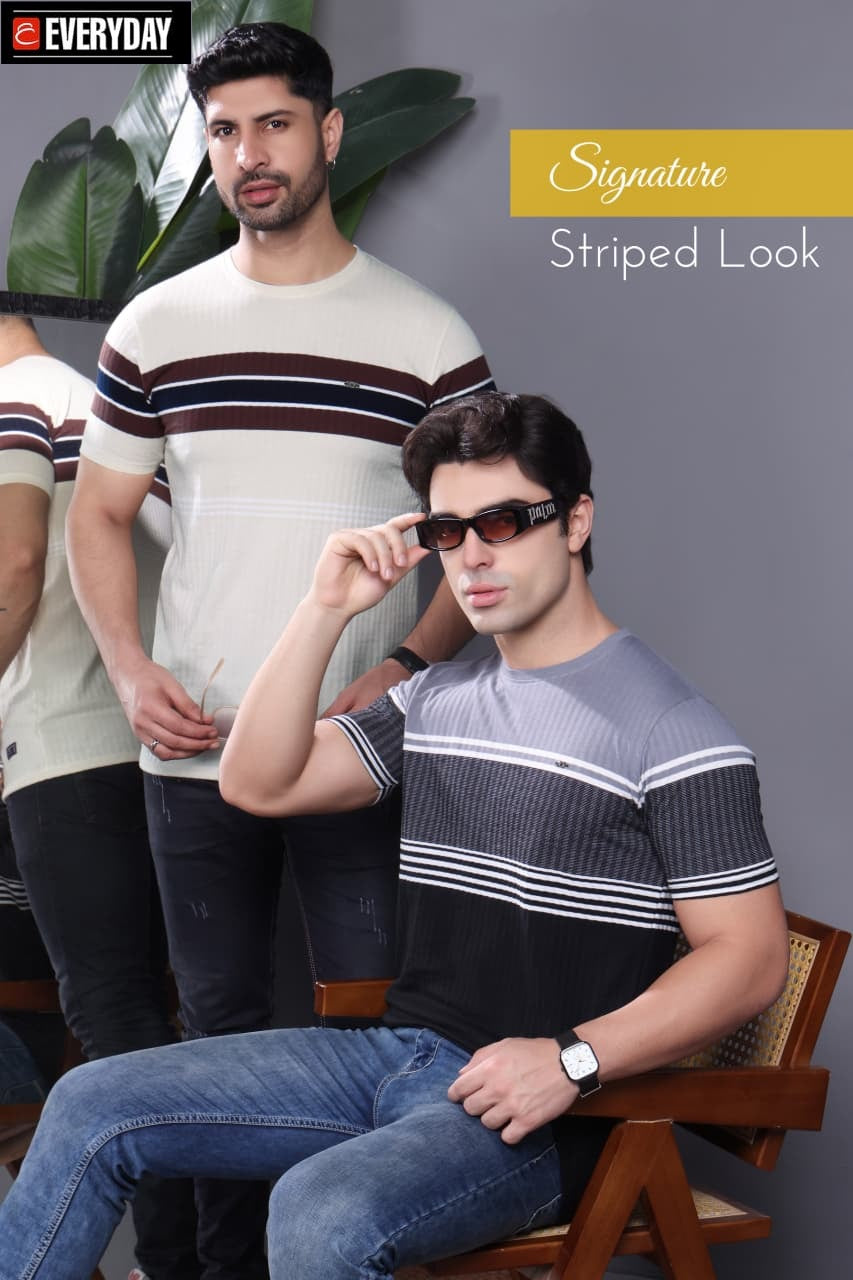 Vol 1252 Everyday Auto Stripes Mens Tshirts Wholesaler