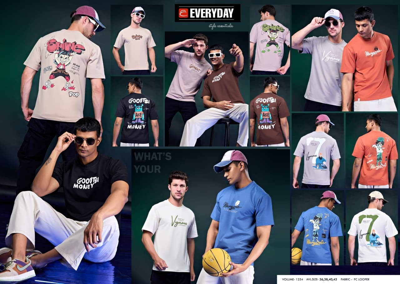 Vol 1254 Everyday Imported Mens Tshirts Wholesale