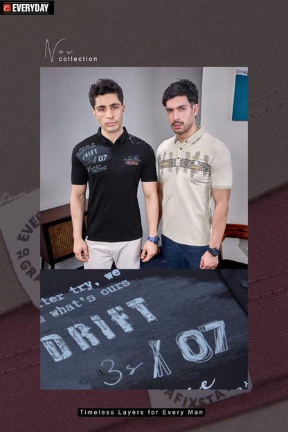 Vol 1277 Everyday Tencil Lycra Mens Tshirts Wholesale Price