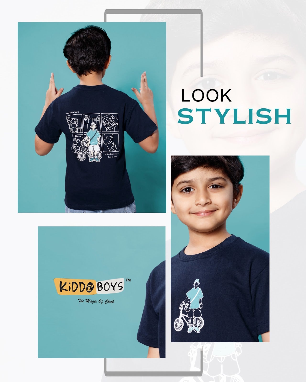 Vol 127 Kiddo Cotton Looper Boys Tshirt Manufacturer Ahmedabad