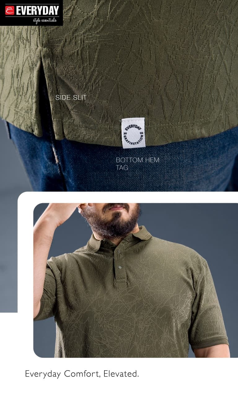 Vol 1288 Everyday Jacquard Knit Mens Tshirts Wholesale Rate