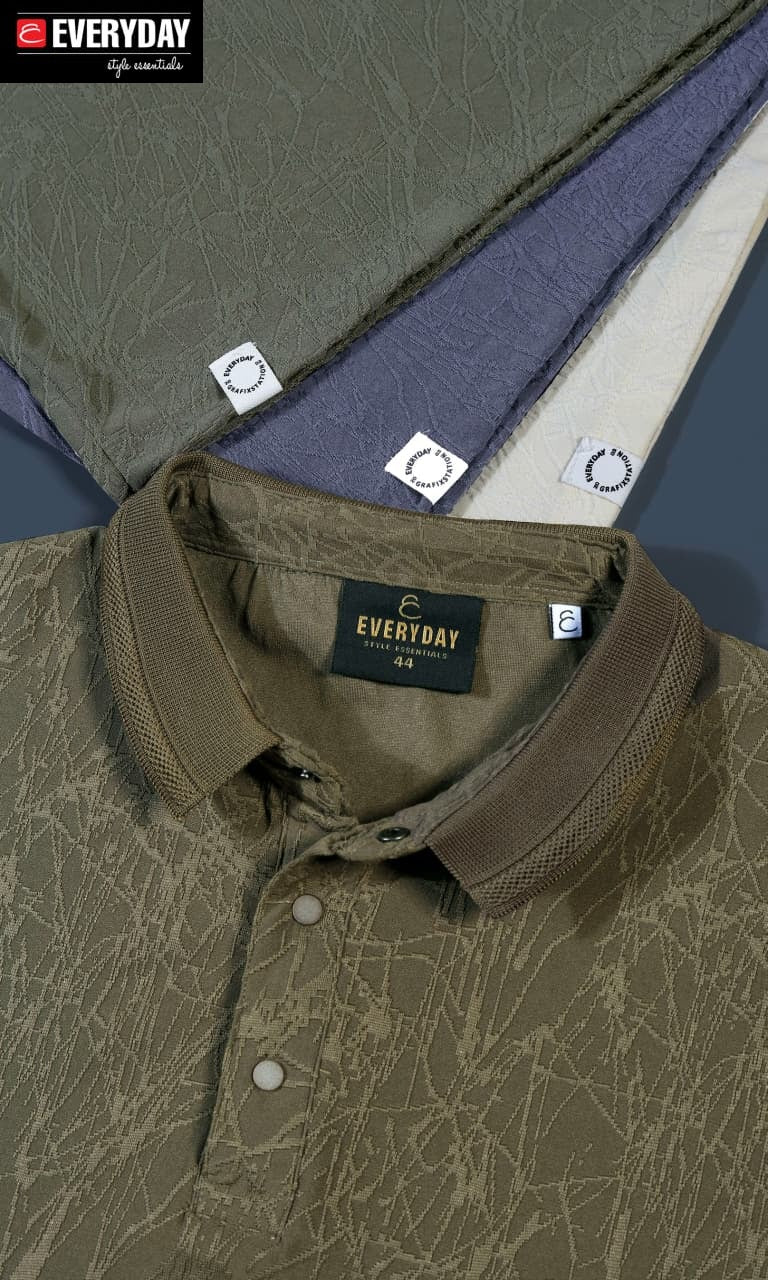 Vol 1288 Everyday Jacquard Knit Mens Tshirts Wholesale Rate