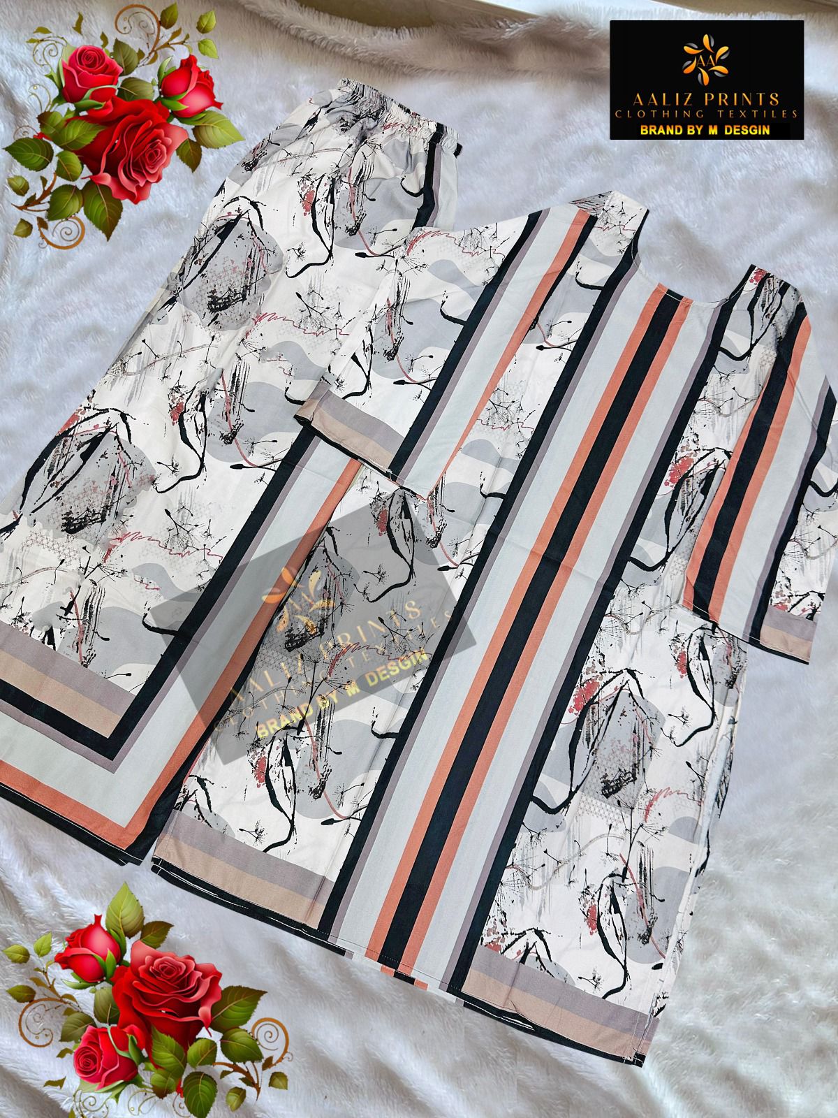 Vol 12 Karachi Aaliz Prints Lawn Co Ord Set Supplier Ahmedabad