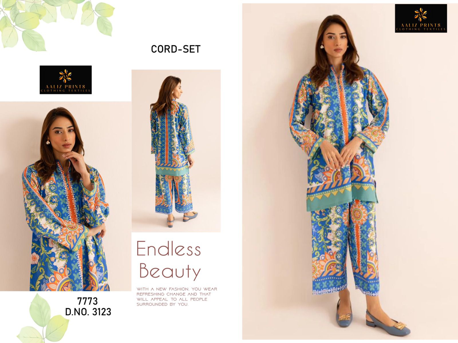 Vol 12 Karachi Aaliz Prints Lawn Co Ord Set Supplier Ahmedabad