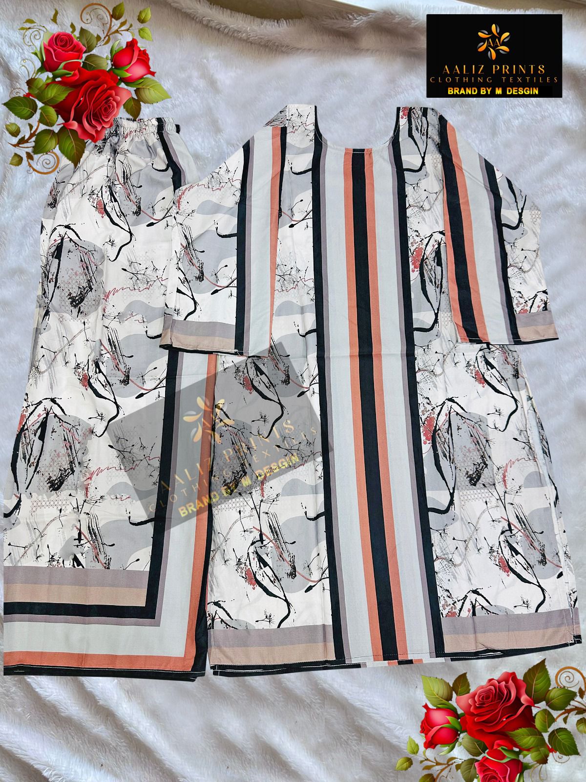 Vol 12 Karachi Aaliz Prints Lawn Co Ord Set Supplier Ahmedabad