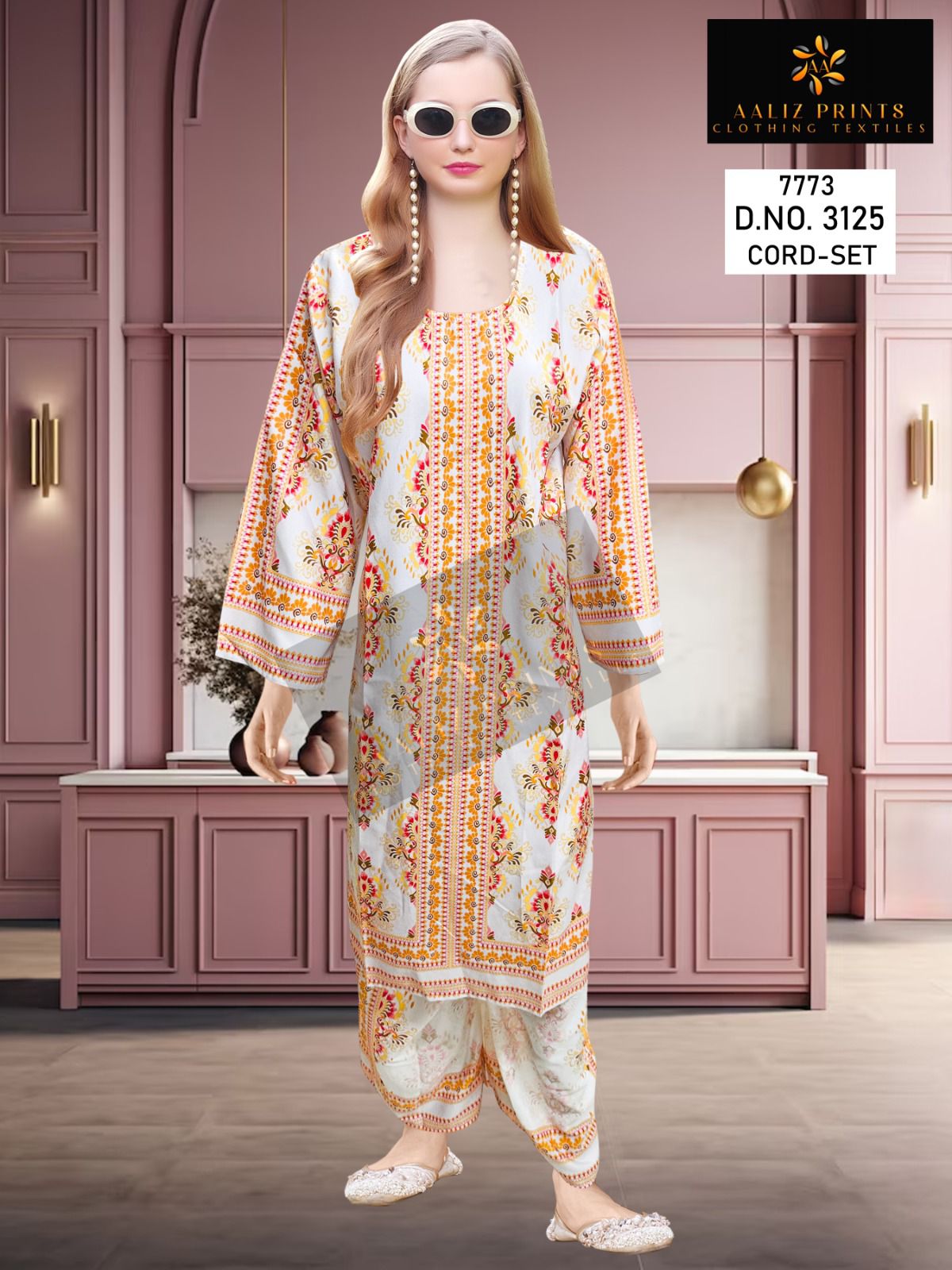 Vol 12 Karachi Aaliz Prints Lawn Co Ord Set Supplier Ahmedabad