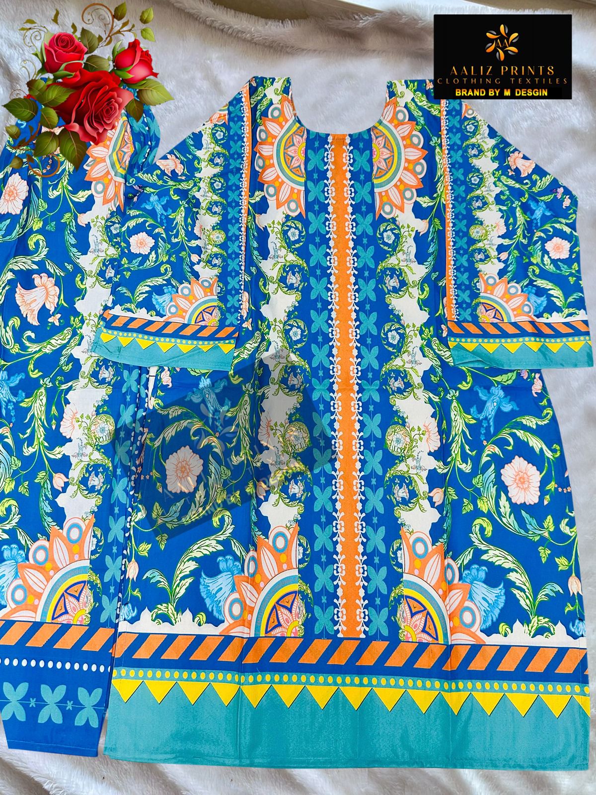 Vol 12 Karachi Aaliz Prints Lawn Co Ord Set Supplier Ahmedabad