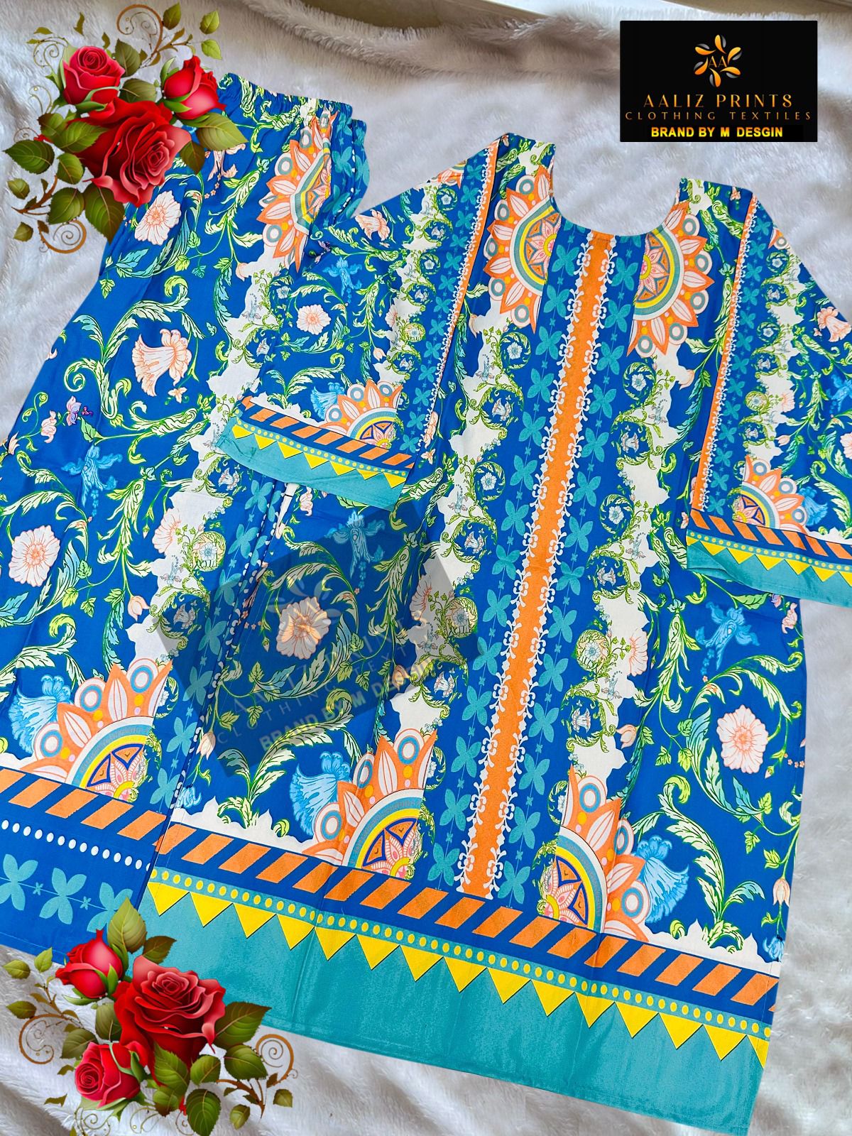 Vol 12 Karachi Aaliz Prints Lawn Co Ord Set Supplier Ahmedabad