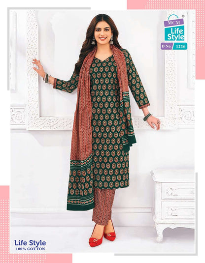 Vol 12 Mcm Lifestyle Readymade Cotton Pant Suits Wholesale