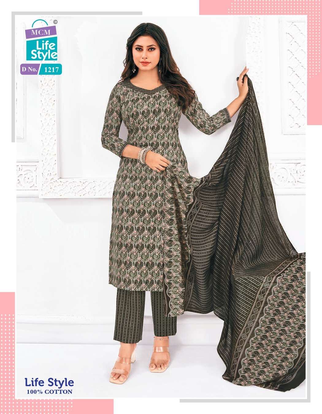 Vol 12 Mcm Lifestyle Readymade Cotton Pant Suits Wholesale