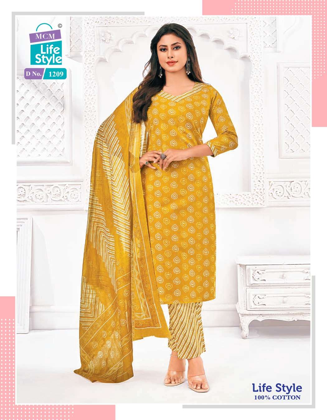 Vol 12 Mcm Lifestyle Readymade Cotton Pant Suits Wholesale