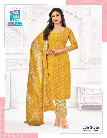 Vol 12 Mcm Lifestyle Readymade Cotton Pant Suits Wholesale