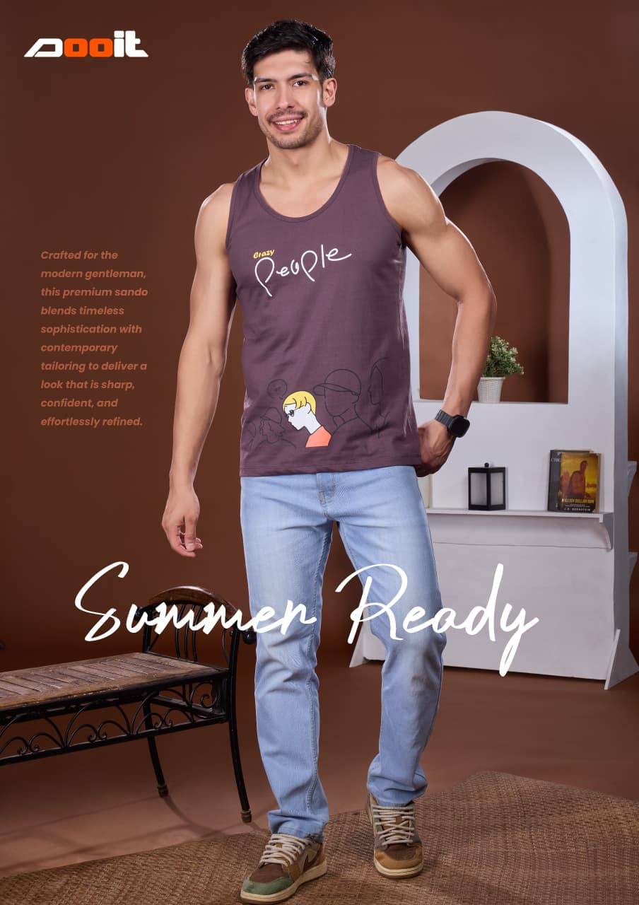 Vol 1306 Cotton Dooit Biowash Mens Sando Supplier