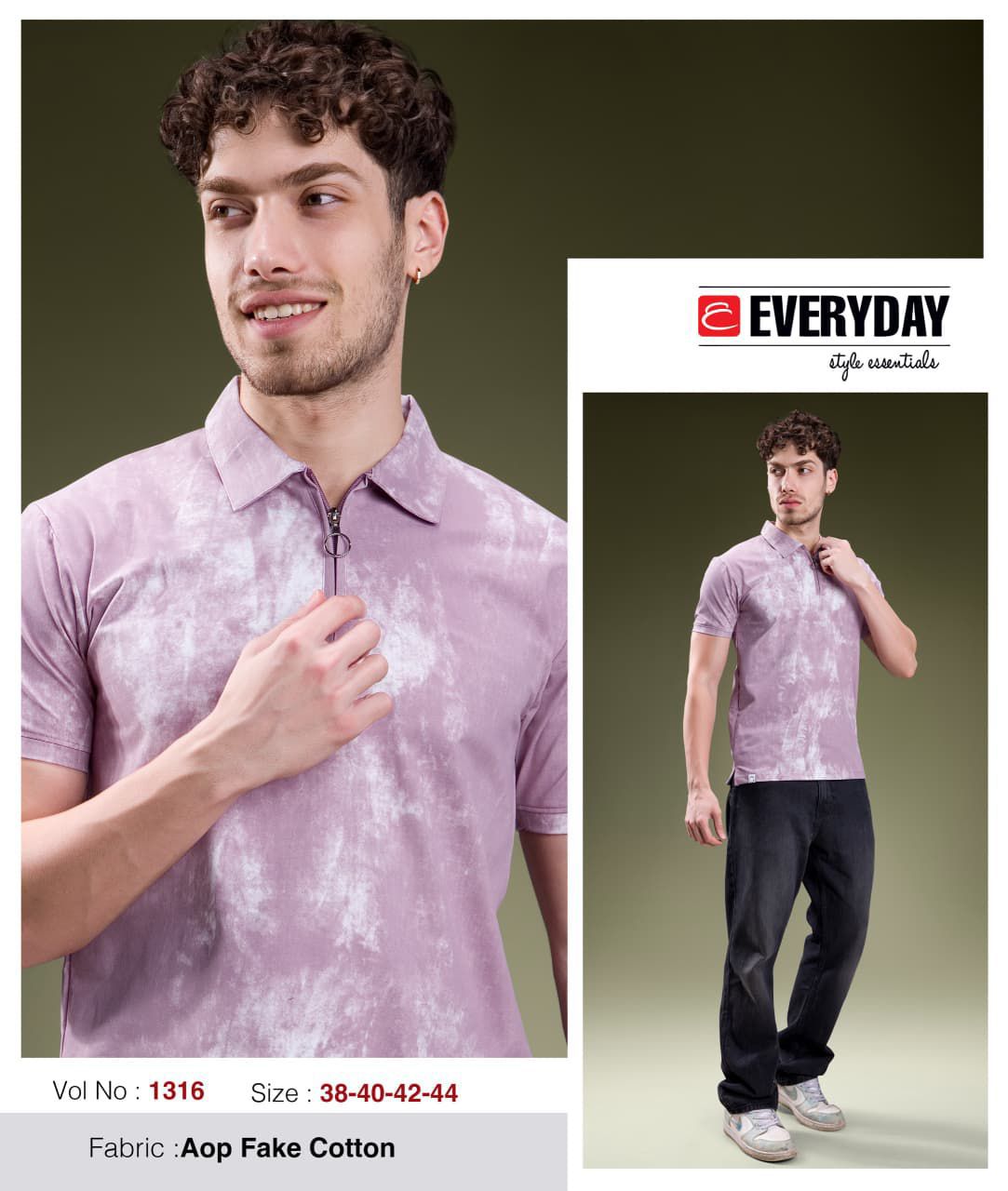 Vol 1316 Everyday Cotton Mens Tshirts Wholesale