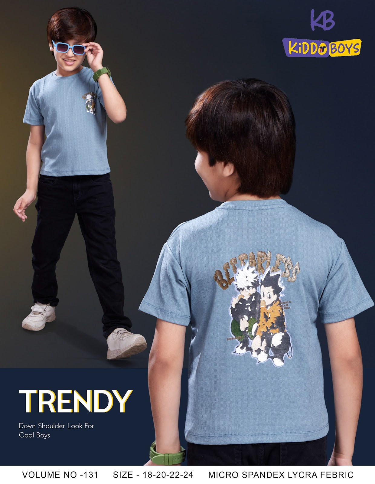 Vol 131 Kiddo Lycra Boys Tshirt Manufacturer Ahmedabad