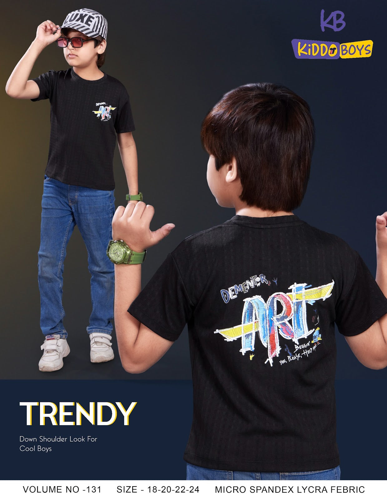 Vol 131 Kiddo Lycra Boys Tshirt Manufacturer Ahmedabad