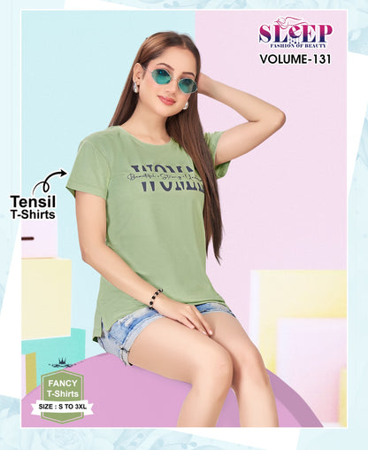 Vol 131 Sleep Faith Lady Tencil Women Tshirt Manufacturer India