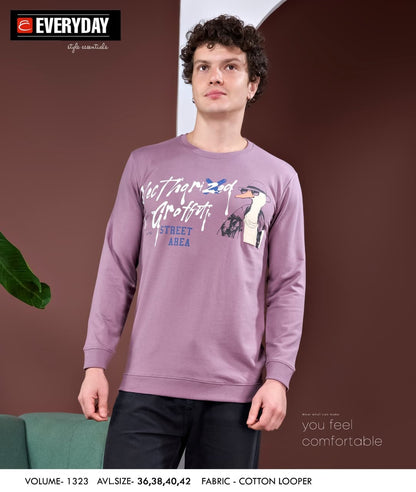 Vol 1323 Everyday Cotton Looper Mens Tshirts Manufacturer Ahmedabad