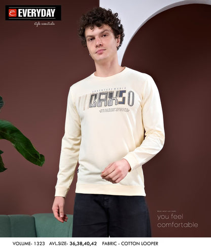 Vol 1323 Everyday Cotton Looper Mens Tshirts Manufacturer Ahmedabad