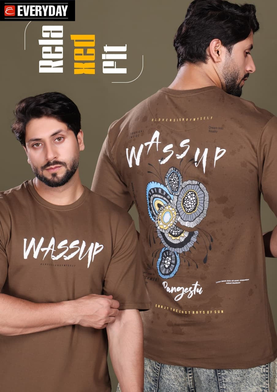 Vol 1324 Oversized Everyday Cotton Looper Mens Tshirts Manufacturer Gujarat