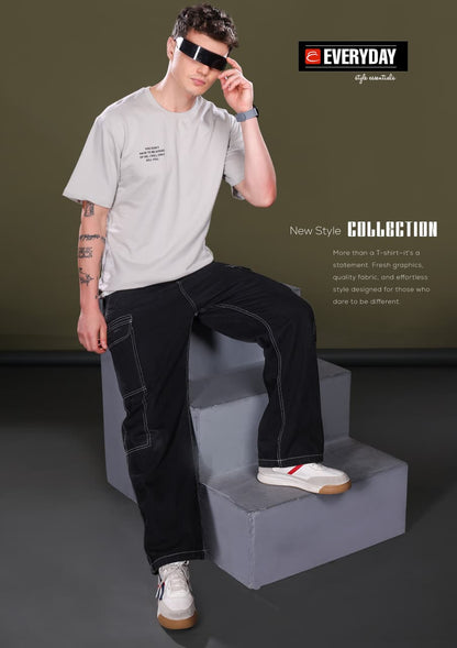 Vol 1324 Oversized Everyday Cotton Looper Mens Tshirts Manufacturer Gujarat