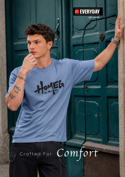 Vol 1324 Oversized Everyday Cotton Looper Mens Tshirts Manufacturer Gujarat