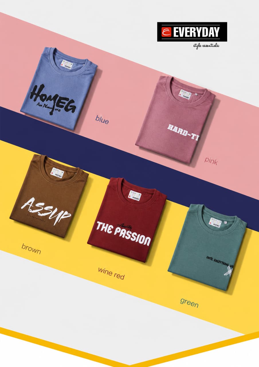 Vol 1324 Oversized Everyday Cotton Looper Mens Tshirts Manufacturer Gujarat