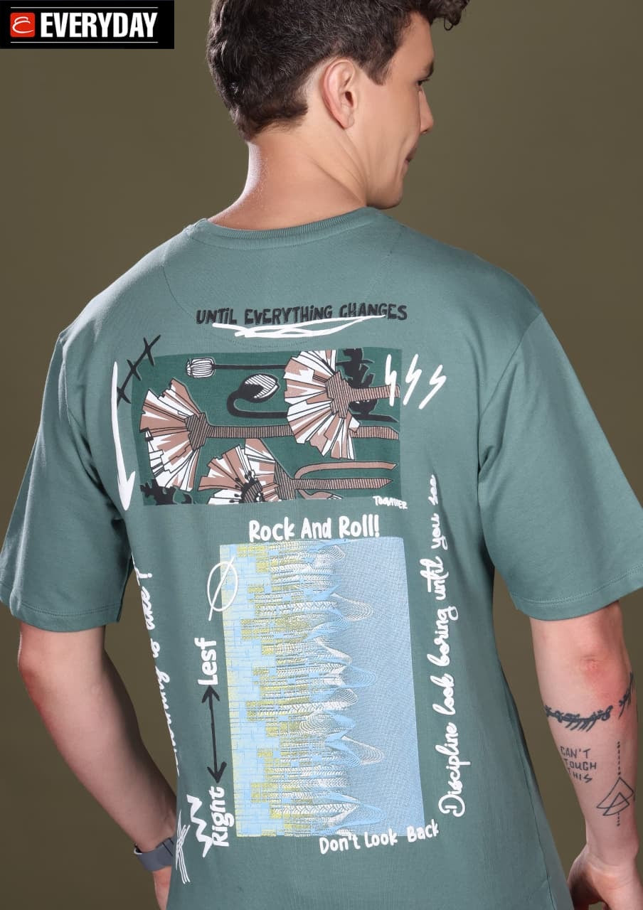 Vol 1324 Oversized Everyday Cotton Looper Mens Tshirts Manufacturer Gujarat