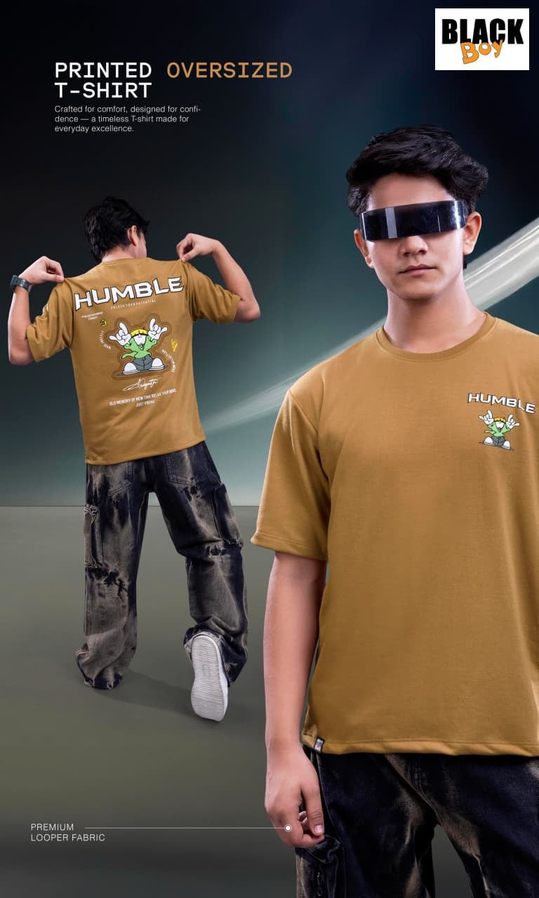 Vol 1325 Black Looper Boys Tshirt Supplier Gujarat