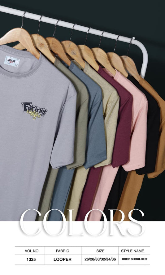 Vol 1325 Black Looper Boys Tshirt Supplier Gujarat