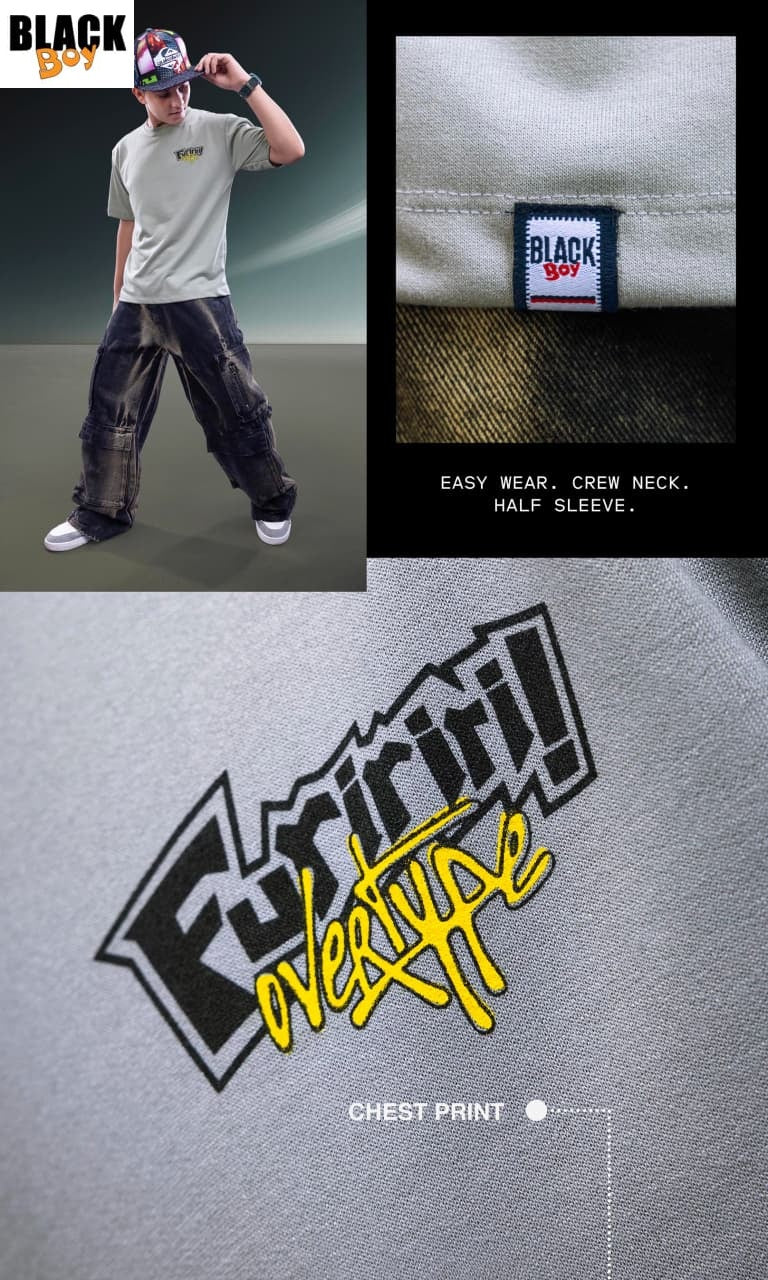 Vol 1325 Black Looper Boys Tshirt Supplier Gujarat