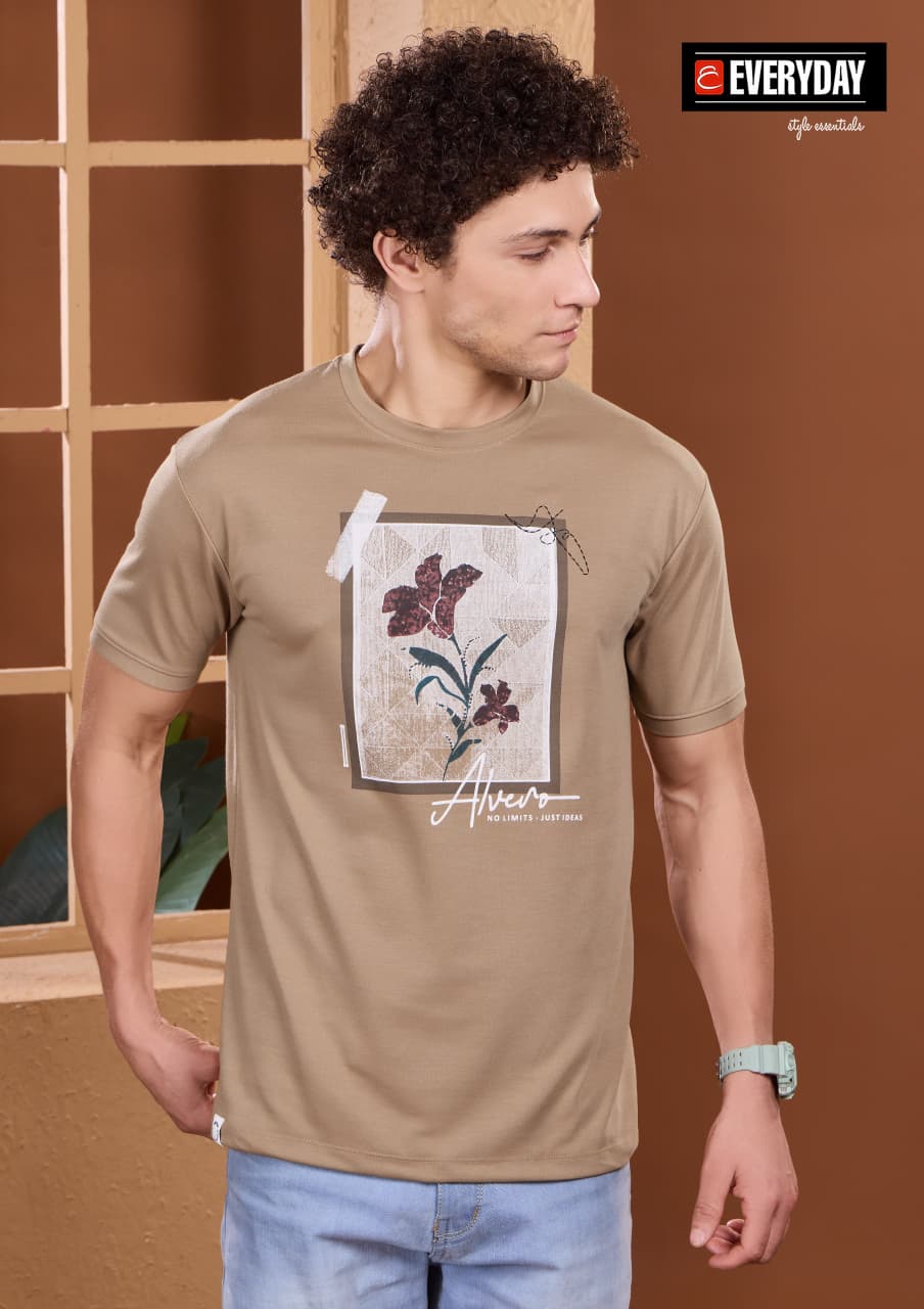 Vol 1328 Everyday Tencil Lycra Mens Tshirts Manufacturer Gujarat