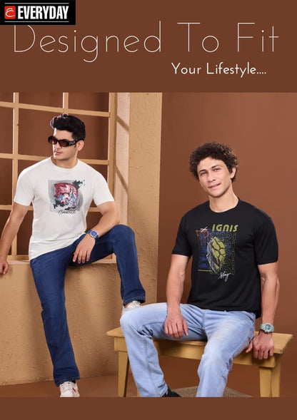 Vol 1328 Everyday Tencil Lycra Mens Tshirts Manufacturer Gujarat